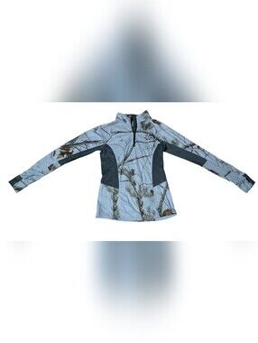 Clothes: Juniors Realtree Half Zip Long Sleeve (Small)